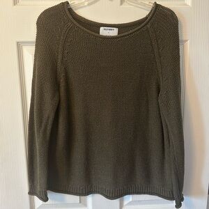Old Navy Women's Khaki Crew Neck Sweater
